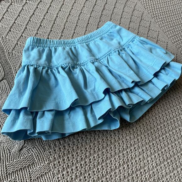 Hanna Andersson Teal Ruffled Skort ~ 100/4 - Picture 9 of 10